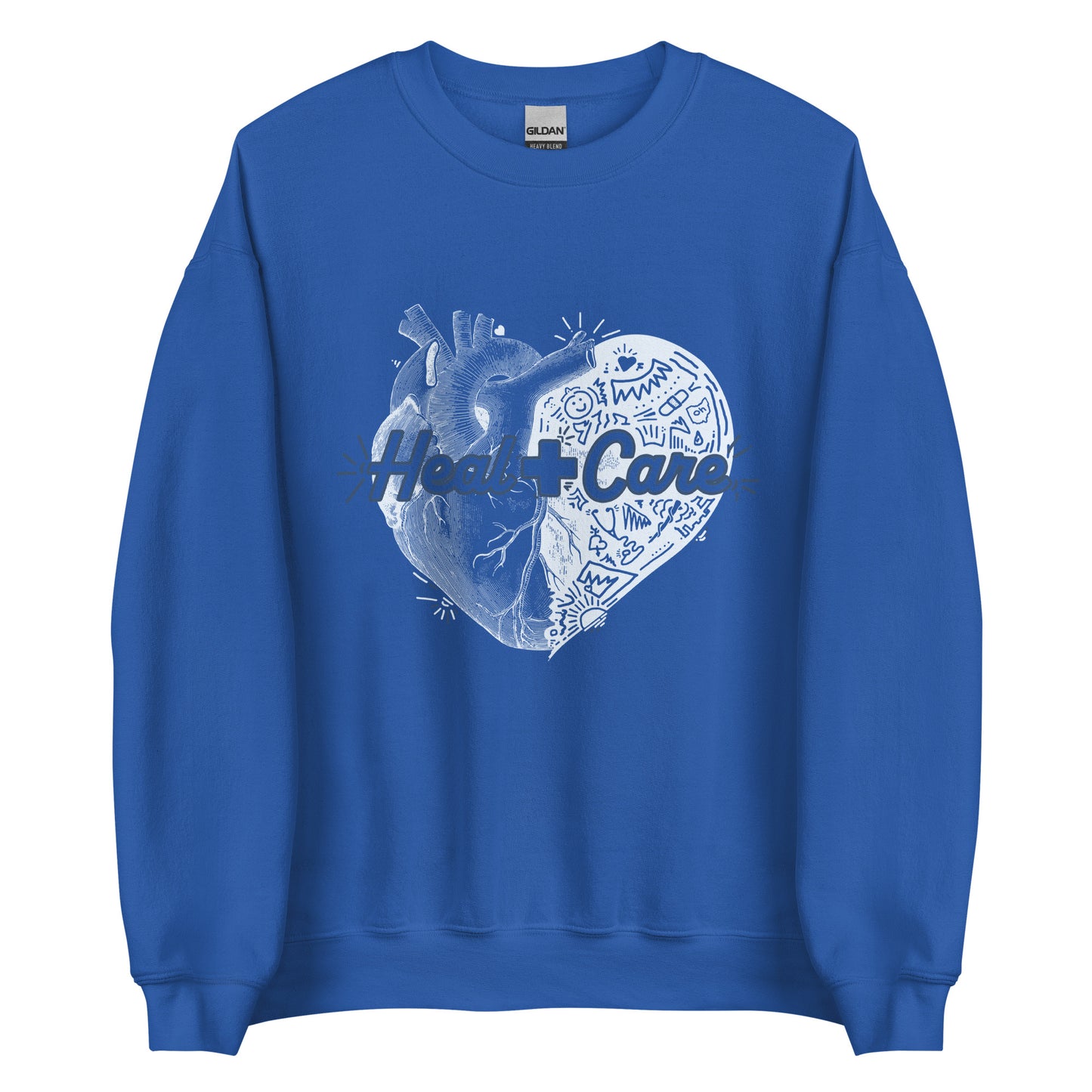 Heal + Care Sweater | Light Blue | Unisex Sweatshirt