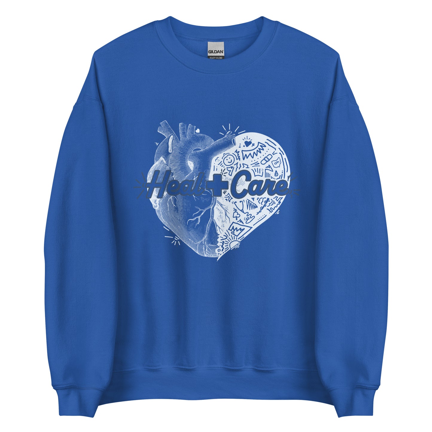 Heal + Care Sweater | Light Blue |  Unisex Sweatshirt